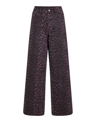 ViChia Colorful Leo Jeans - Fig Leopard 